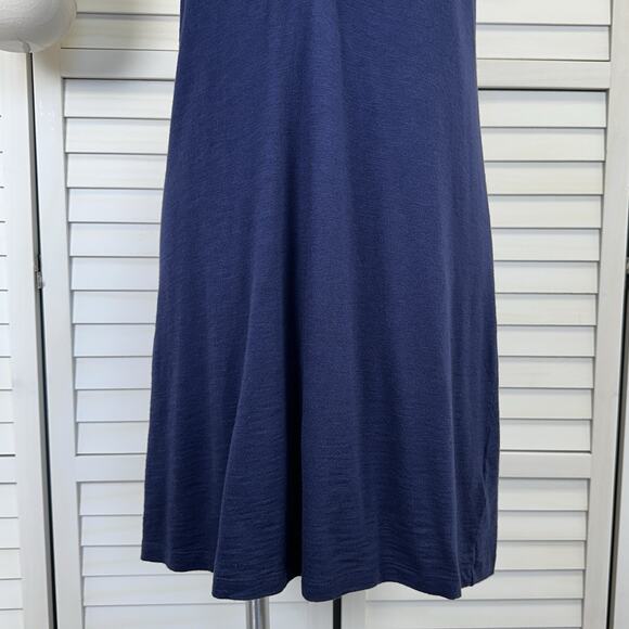 Lilly Pulitzer Navy Blue Essie Dress Sleeveless Stretch‎ Shift Women Size M - Picture 4 of 10